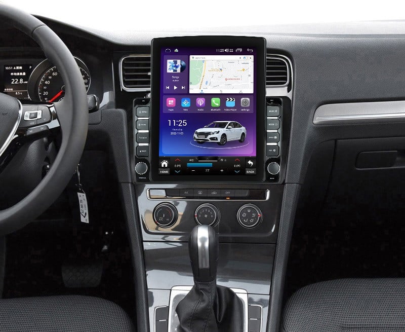 Navigatie dedicata cu Android VW Golf VII 2012 - 2019, argintiu, 4GB RAM, Radio GPS Dual Zone, Touchscreen IPS 9.7