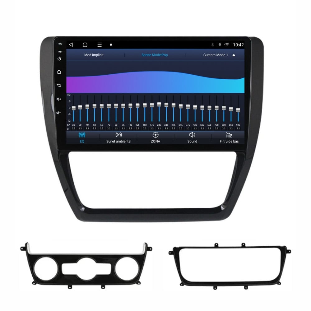 Navigatie dedicata cu Android VW Jetta IV 2011 - 2018, 2GB RAM, Radio GPS Dual Zone, Display HD QLED 10