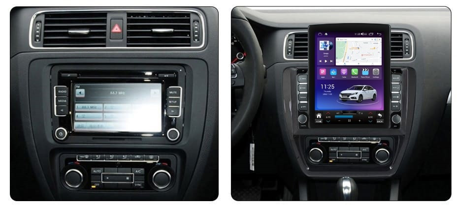 Navigatie dedicata cu Android VW Jetta IV 2011 - 2018, 8GB RAM, Radio GPS Dual Zone, Touchscreen IPS 9.7