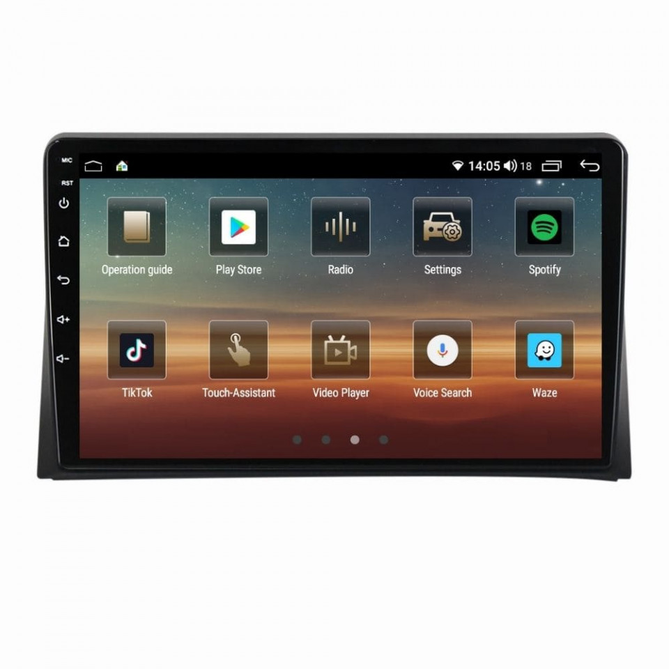 Navigatie dedicata cu Android VW Multivan V (2003-2015), 4GB RAM, Radio GPS Dual Zone, Display HD QLED 9