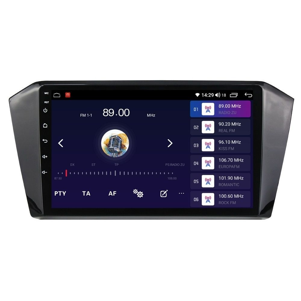 Navigatie dedicata cu Android VW Passat B8 dupa 2015, 4GB RAM, Radio GPS Dual Zone, Display HD QLED 10" Touchscreen, Internet Wi-Fi si slot SIM 4G, Bluetooth, MirrorLink, USB - Imagine 4