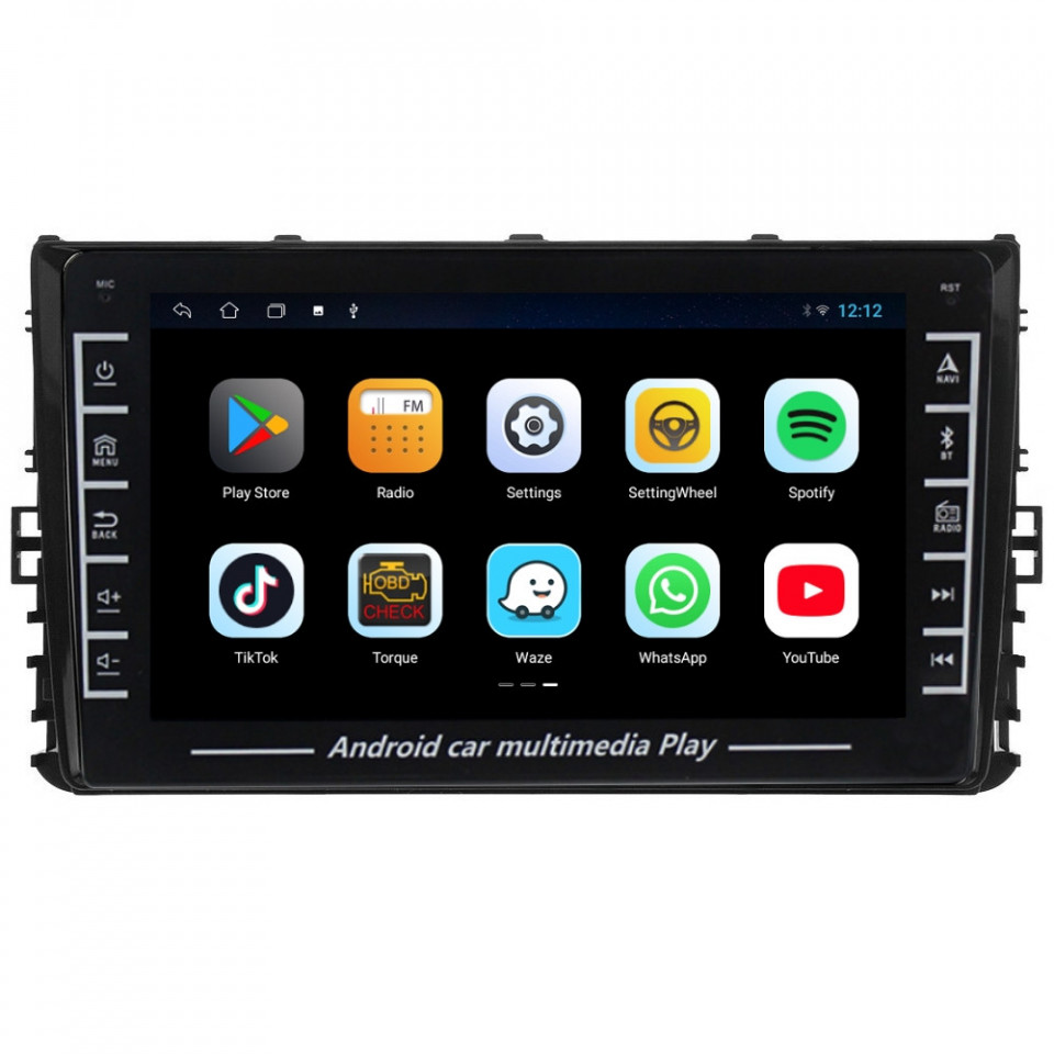 Navigatie dedicata cu Android VW T-Cross dupa 2018, 1GB RAM, Radio GPS Dual Zone, Display HD IPS 8