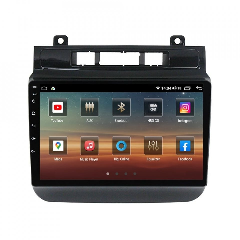 Navigatie dedicata cu Android VW Touareg 7P 2010 - 2018, 6GB RAM, Radio GPS Dual Zone, Display HD QLED 9