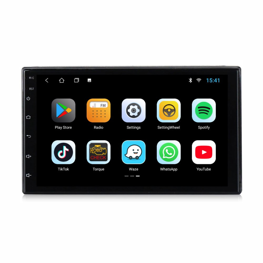 Navigatie universala 2DIN cu Android, 3GB RAM, Radio GPS Dual Zone, Display HD IPS 7