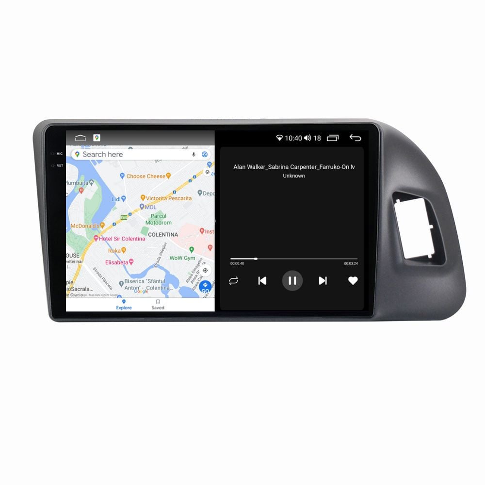 Navigatie dedicata cu Android Audi Q5 (8R) 2008 - 2017, 8GB RAM, Radio GPS Dual Zone, Display 2K QLED 9.5