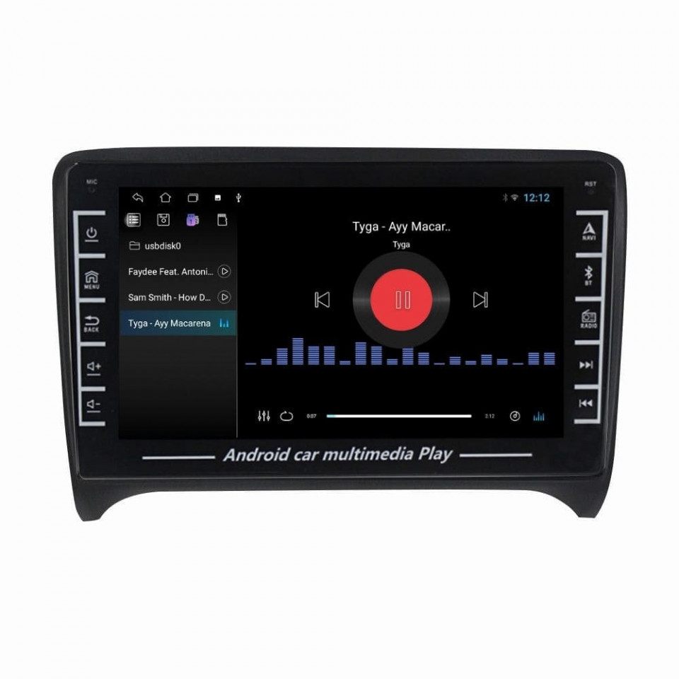 Navigatie dedicata cu Android Audi TT 2006 - 2015, 1GB RAM, Radio GPS Dual Zone, Display HD IPS 8