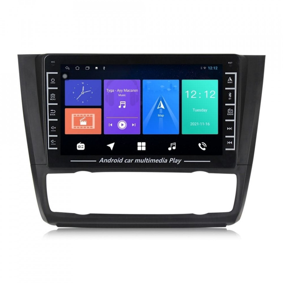 Navigatie dedicata cu Android BMW Seria 1 (E81 / E87) 2007 - 2013, clima automata, 1GB RAM, Radio GPS Dual Zone, Display HD IPS 8