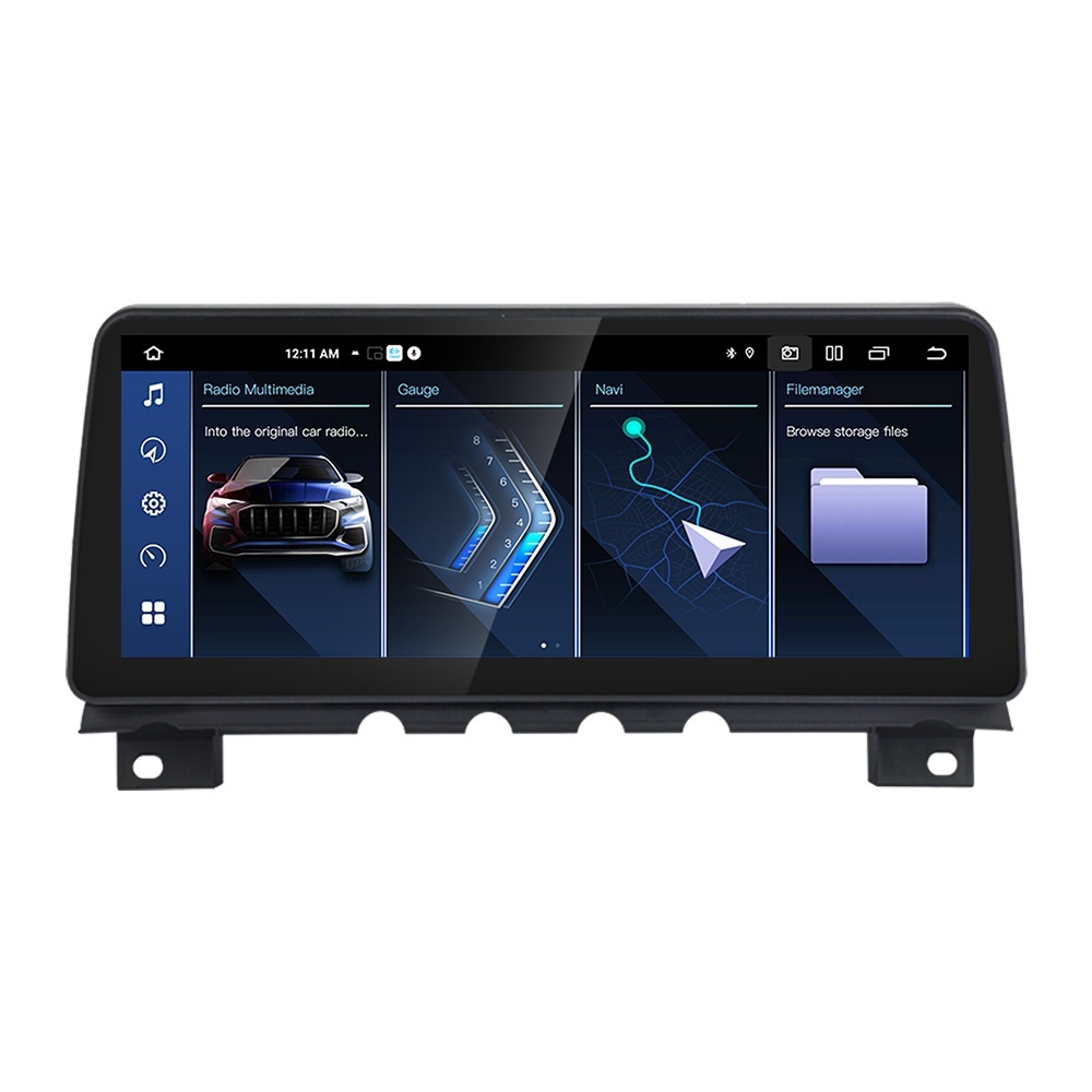 Navigatie dedicata cu Android BMW Seria 7 (F01) 2008 - 2013 cu navigatie CIC, 6GB RAM, Radio GPS Dual Zone, Display QLED 12.3