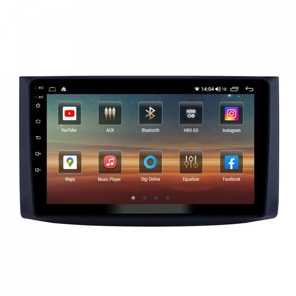 Navigatie dedicata cu Android Chevrolet Kalos 2006 - 2011, 6GB RAM, Radio GPS Dual Zone, Display HD QLED 9