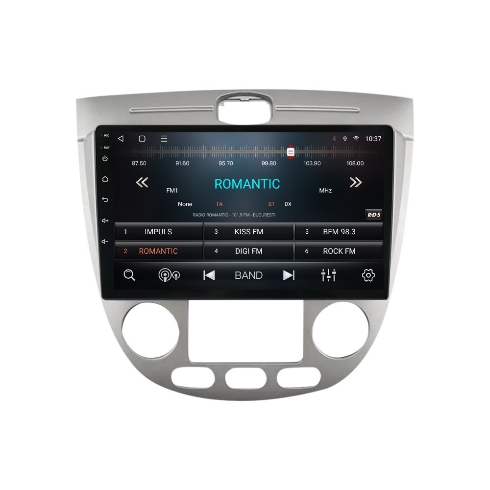 Navigatie dedicata cu Android Chevrolet Lacetti 2003 - 2010, clima automata, 3GB RAM, Radio GPS Dual Zone, Display HD QLED 9