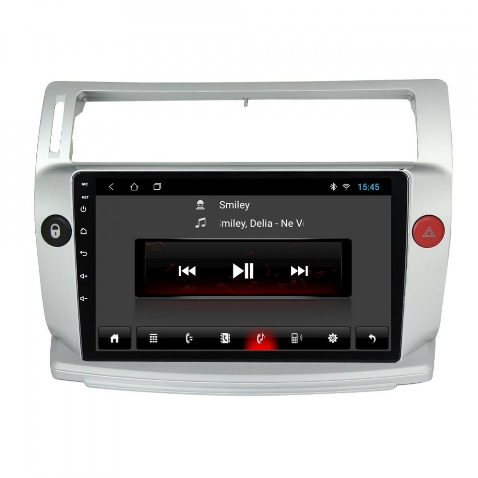 Navigatie dedicata cu Android Citroen C4 I 2004 - 2009, 2GB RAM, Radio GPS Dual Zone, Display HD IPS 9