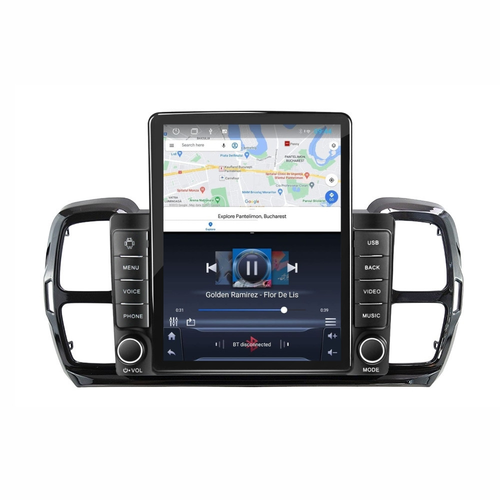 Navigatie dedicata cu Android Citroen C5 Aircross dupa 2018, 1GB RAM, Radio GPS Dual Zone, Touchscreen IPS 9.7