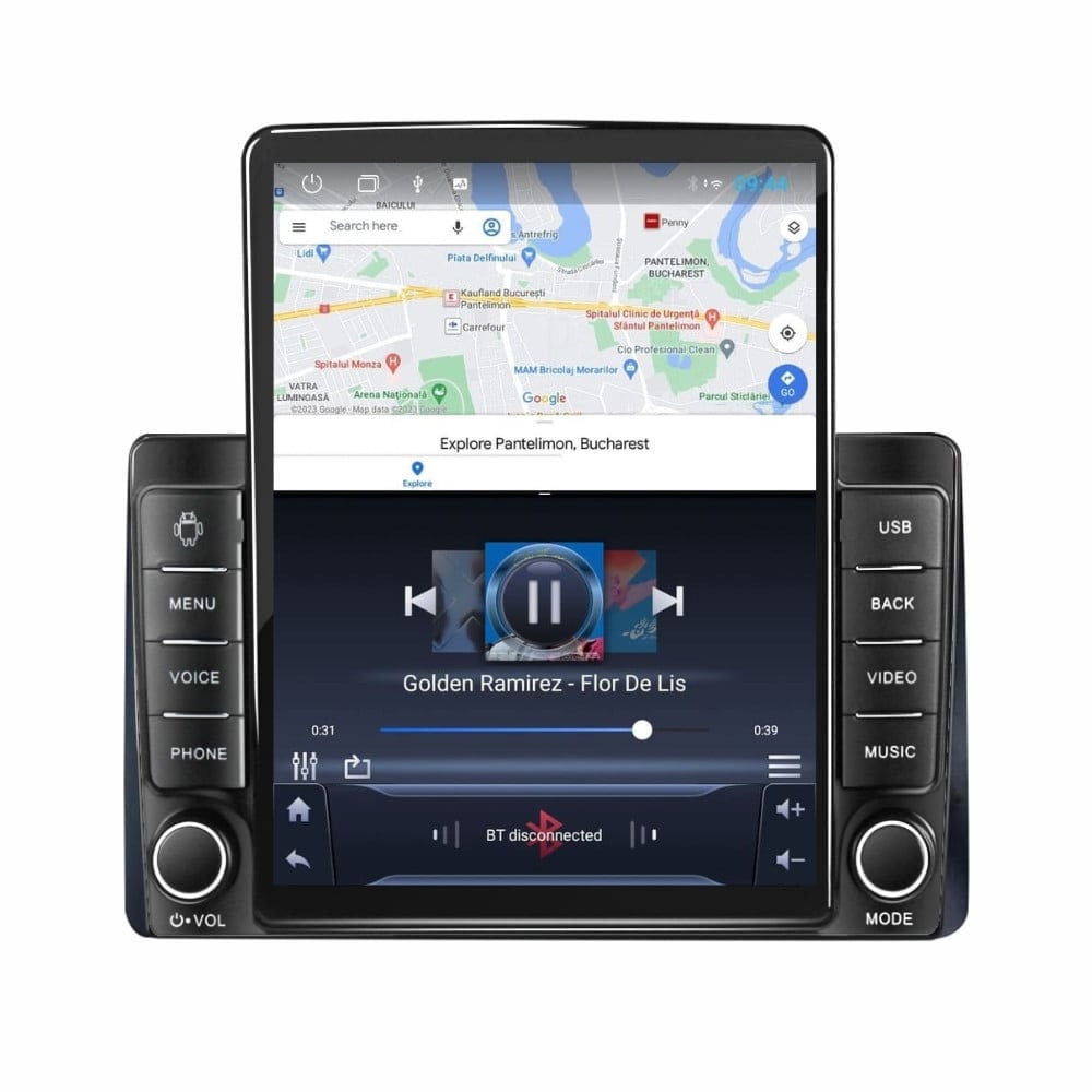 Navigatie dedicata cu Android Dacia Duster II 2018 - 2021, 2GB RAM, Radio GPS Dual Zone, Touchscreen IPS 9.7