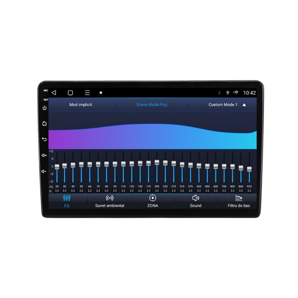 Navigatie dedicata cu Android Dacia Spring dupa 2020, 2GB RAM, Radio GPS Dual Zone, Display HD QLED 9