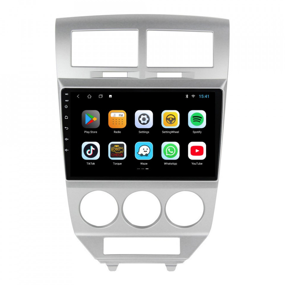 Navigatie dedicata cu Android Dodge Caliber 2006 - 2010, 1GB RAM, Radio GPS Dual Zone, Display HD IPS 10