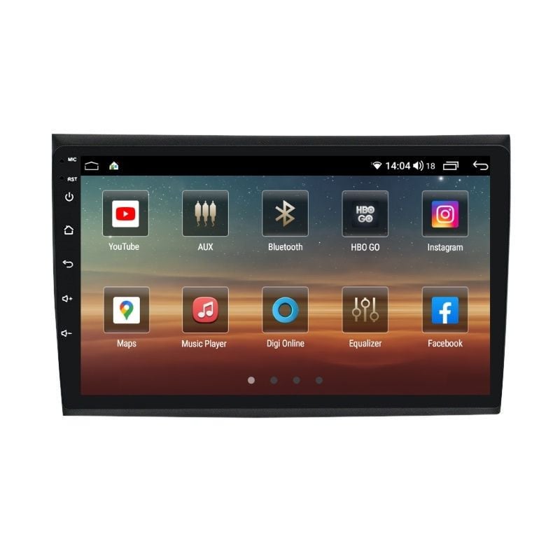 Navigatie dedicata cu Android Fiat Bravo 2007 - 2016, 8GB RAM, Radio GPS Dual Zone, Display HD QLED 9