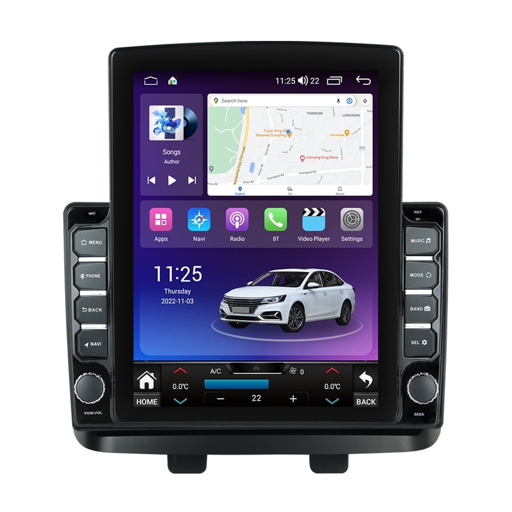 Navigatie dedicata cu Android Fiat Doblo 2000 - 2009, 4GB RAM, Radio GPS Dual Zone, Touchscreen IPS 9.7