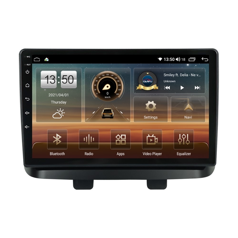 Navigatie dedicata cu Android Fiat Doblo 2000 - 2009, 6GB RAM, Radio GPS Dual Zone, Display HD QLED 10