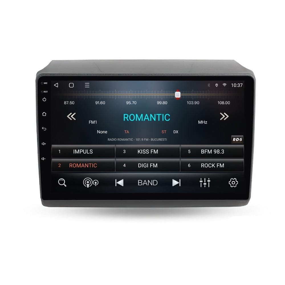 Navigatie dedicata cu Android Fiat Ducato 2006 - 2022 cu navigatie originala, 2GB RAM, Radio GPS Dual Zone, Display HD QLED 9