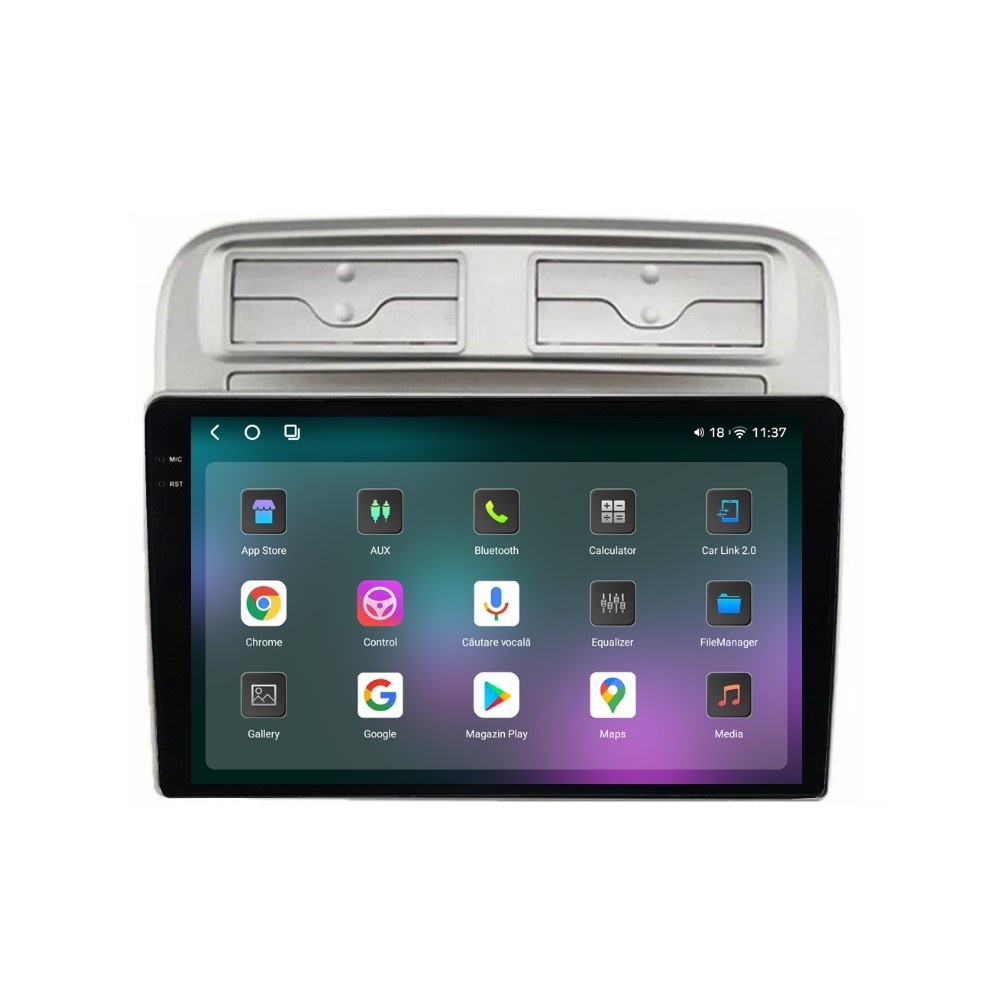 Navigatie dedicata cu Android Fiat Punto 199 / Grande Punto 2005 - 2010, 12GB RAM, Radio GPS Dual Zone, Display 2K QLED 9.5