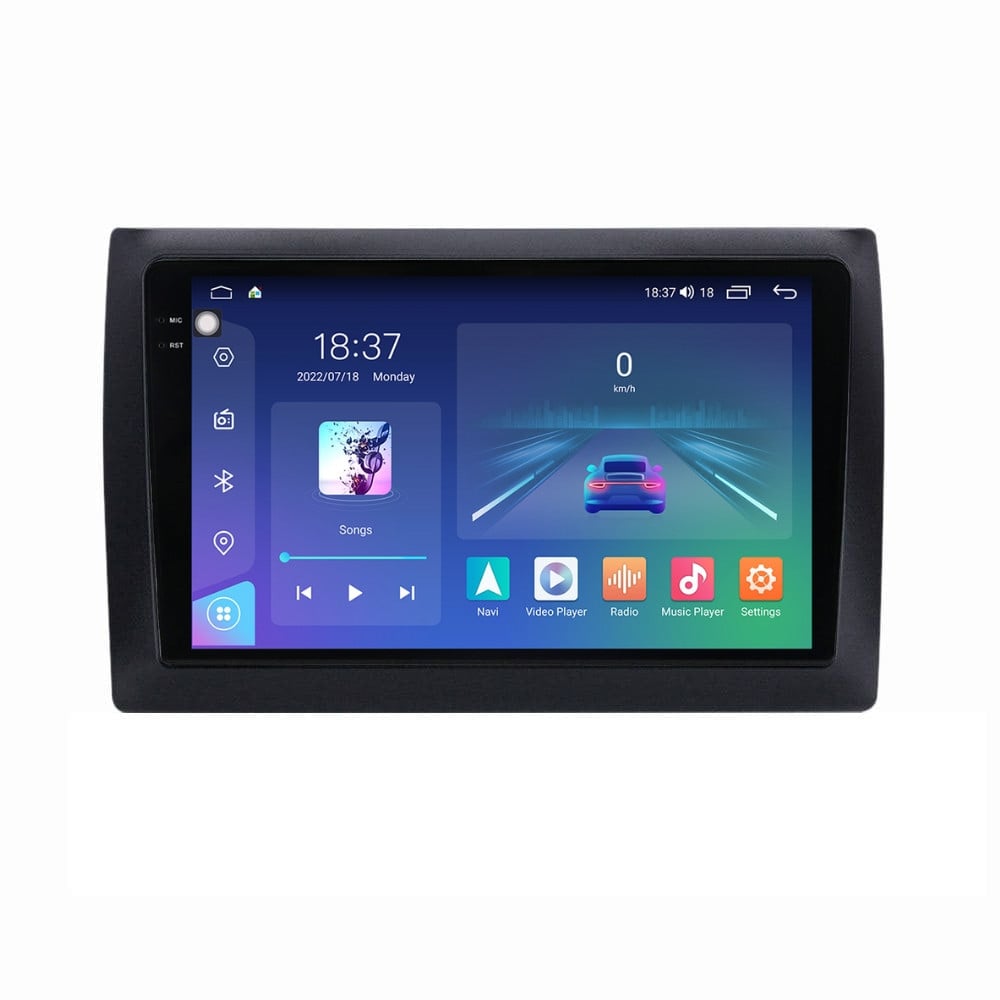 Navigatie dedicata cu Android Fiat Stilo 2001 - 2011, 4GB RAM, Radio GPS Dual Zone, Display 2K QLED 9.5