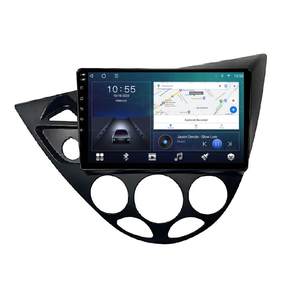 Navigatie dedicata cu Android Ford Focus I 1998 - 2005, 2GB RAM, Radio GPS Dual Zone, Display HD QLED 9