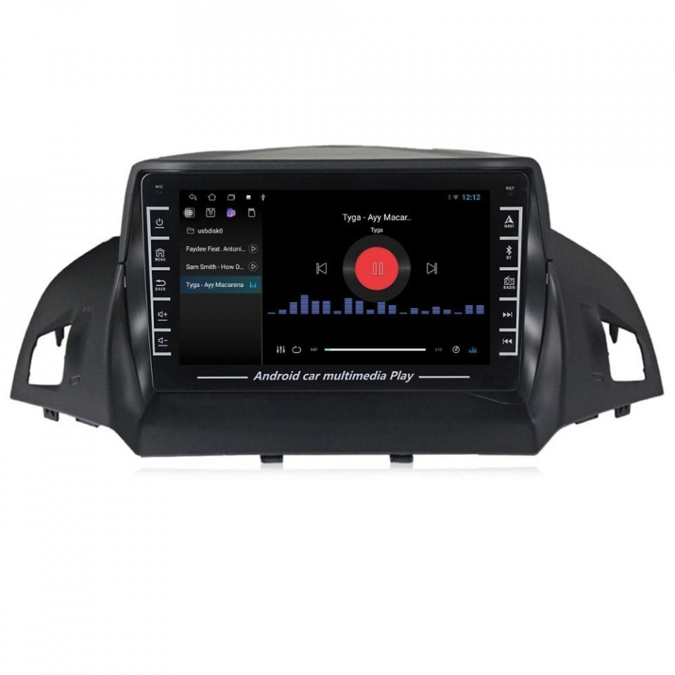 Navigatie dedicata cu Android Ford Kuga II 2012 - 2019, 1GB RAM, Radio GPS Dual Zone, Display HD IPS 8