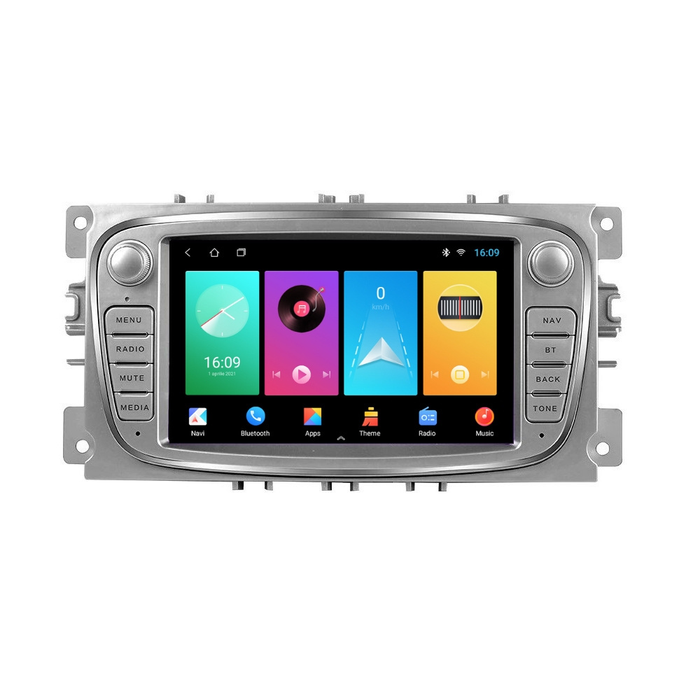 Navigatie dedicata cu Android Ford Mondeo IV 2007 - 2014, gri, 2GB RAM, Radio GPS Dual Zone, Display HD 7