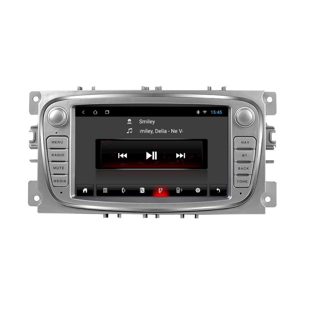 Navigatie dedicata cu Android Ford Mondeo IV 2007 - 2014, gri, 2GB RAM, Radio GPS Dual Zone, Display HD 7