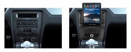 Navigatie dedicata cu Android Ford Mustang 2009 - 2014, 1GB RAM, Radio GPS Dual Zone, Touchscreen IPS 9.7" HD tip Tesla, Internet Wi-Fi, Bluetooth, MirrorLink, USB - Imagine 4