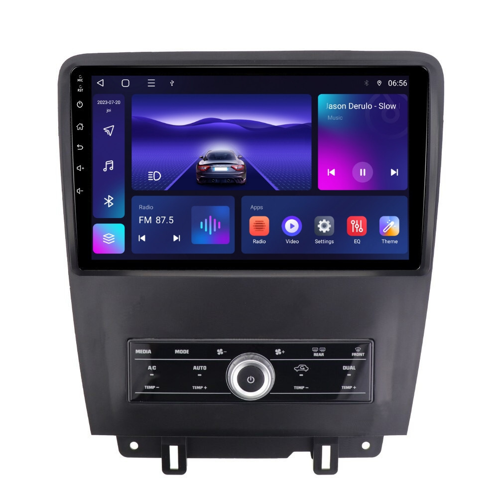 Navigatie dedicata cu Android Ford Mustang 2009 - 2014, 2GB RAM, Radio GPS Dual Zone, Display HD QLED 10