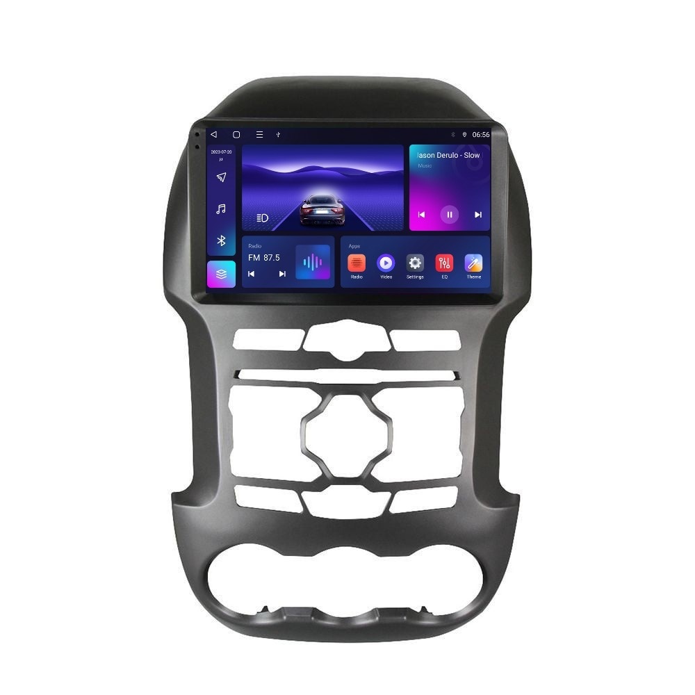 Navigatie dedicata cu Android Ford Ranger 2011 - 2015, 2GB RAM, Radio GPS Dual Zone, Display HD QLED 9
