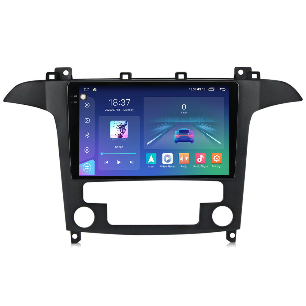 Navigatie dedicata cu Android Ford S-Max I / Galaxy II 2006 - 2015, clima automata, 4GB RAM, Radio GPS Dual Zone, Display 2K QLED 9.5