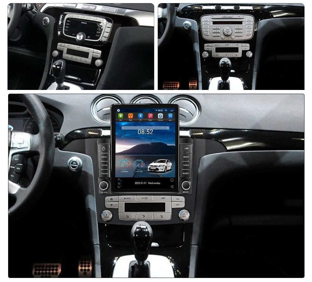 Navigatie dedicata cu Android Ford S-Max I / Galaxy II 2006 - 2015, clima automata, 2GB RAM, Radio GPS Dual Zone, Touchscreen IPS 9.7