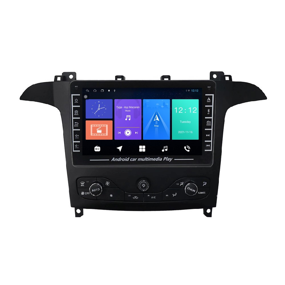 Navigatie dedicata cu Android Ford S-Max I / Galaxy II 2006 - 2015 cu navigatie originala, 1GB RAM, Radio GPS Dual Zone, Display HD IPS 8