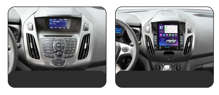 Navigatie dedicata cu Android Ford Transit / Tourneo Connect 2013 - 2018, 1GB RAM, Radio GPS Dual Zone, Touchscreen IPS 9.7