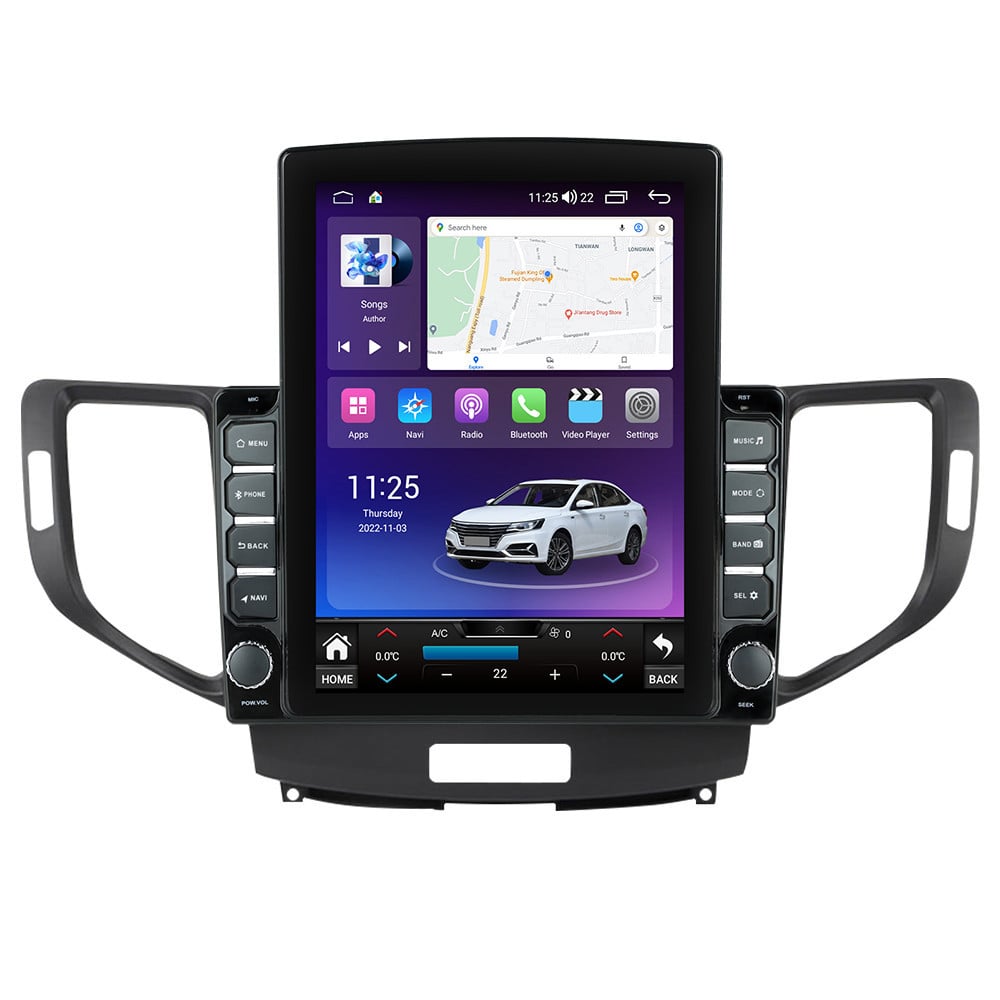 Navigatie dedicata cu Android Honda Accord VIII 2008 - 2012, 4GB RAM, Radio GPS Dual Zone, Touchscreen IPS 9.7