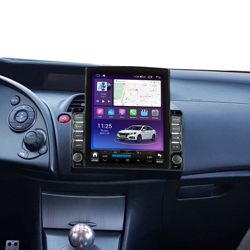 Navigatie dedicata cu Android Honda Civic VIII Hatchback 2006 - 2011, 4GB RAM, Radio GPS Dual Zone, Touchscreen IPS 9.7