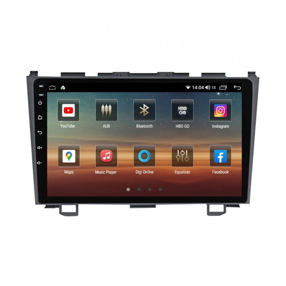 Navigatie dedicata cu Android Honda CR-V III 2006 - 2012, 8GB RAM, Radio GPS Dual Zone, Display HD QLED 9