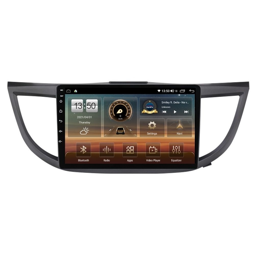 Navigatie dedicata cu Android Honda CR-V IV 2012 - 2018, 4GB RAM, Radio GPS Dual Zone, Display HD QLED 10