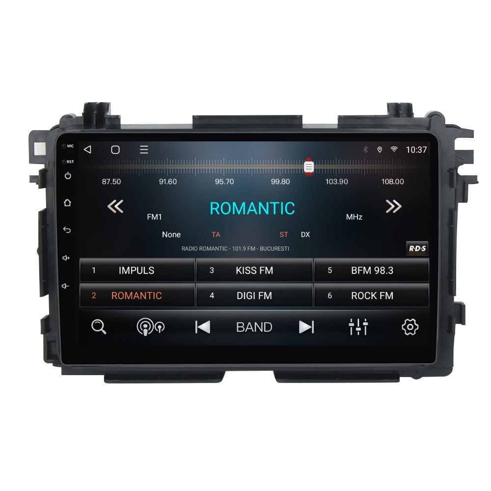 Navigatie dedicata cu Android Honda HR-V 2014 - 2021, 3GB RAM, Radio GPS Dual Zone, Display HD QLED 10