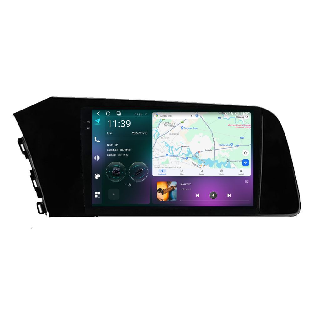 Navigatie dedicata cu Android Hyundai Elantra VII dupa 2020, 12GB RAM, Radio GPS Dual Zone, Display 2K QLED 10.36