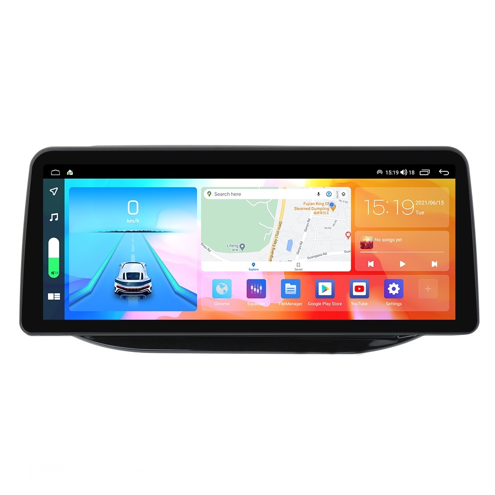 Navigatie dedicata cu Android Hyundai i30 dupa 2017, 4GB RAM, Radio GPS Dual Zone, Display QLED 12.3