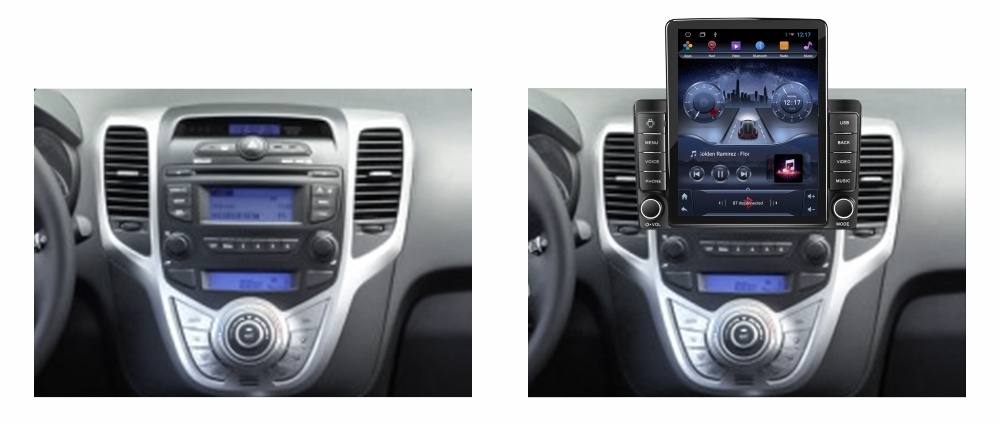 Navigatie dedicata cu Android Hyundai ix20 2010 - 2019, clima manuala, 2GB RAM, Radio GPS Dual Zone, Touchscreen IPS 9.7