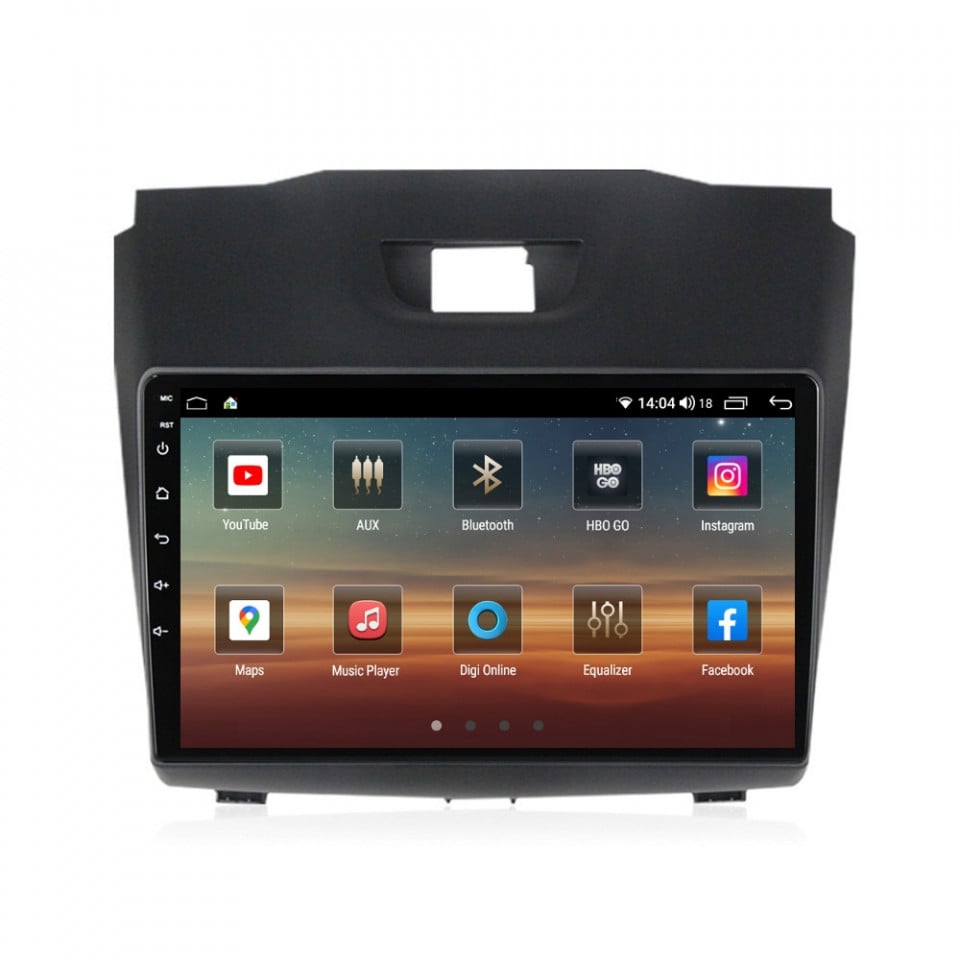 Navigatie dedicata cu Android Isuzu D-Max II 2012 - 2020, 8GB RAM, Radio GPS Dual Zone, Display HD QLED 9