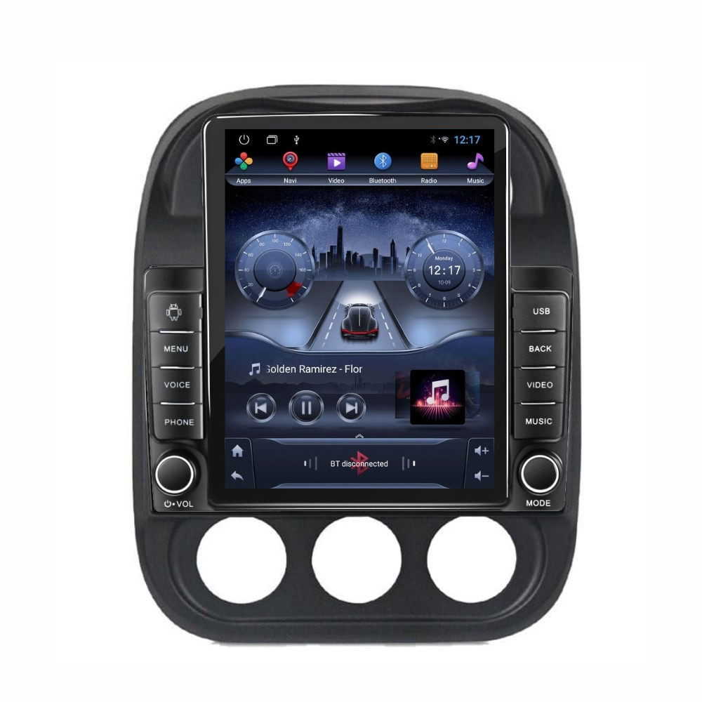 Navigatie dedicata cu Android Jeep Compass I 2011 - 2016, 2GB RAM, Radio GPS Dual Zone, Touchscreen IPS 9.7