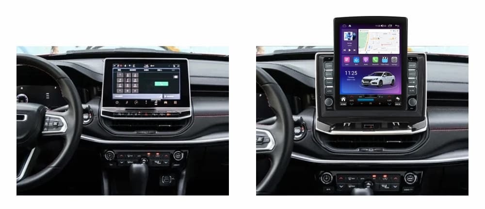 Navigatie dedicata cu Android Jeep Compass II dupa 2021, 4GB RAM, Radio GPS Dual Zone, Touchscreen IPS 9.7