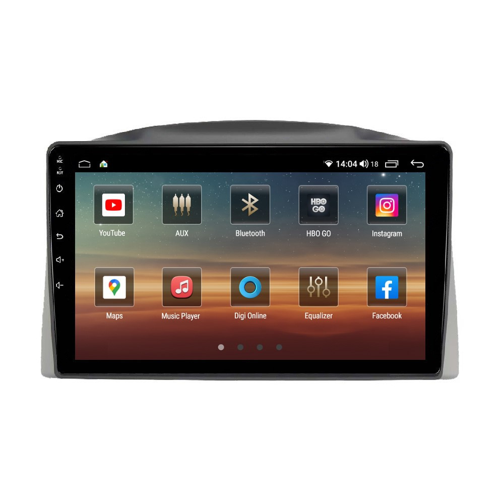 Navigatie dedicata cu Android Jeep Grand Cherokee III 2004 - 2007 cu navigatie originala, 6GB RAM, Radio GPS Dual Zone, Display HD QLED 10