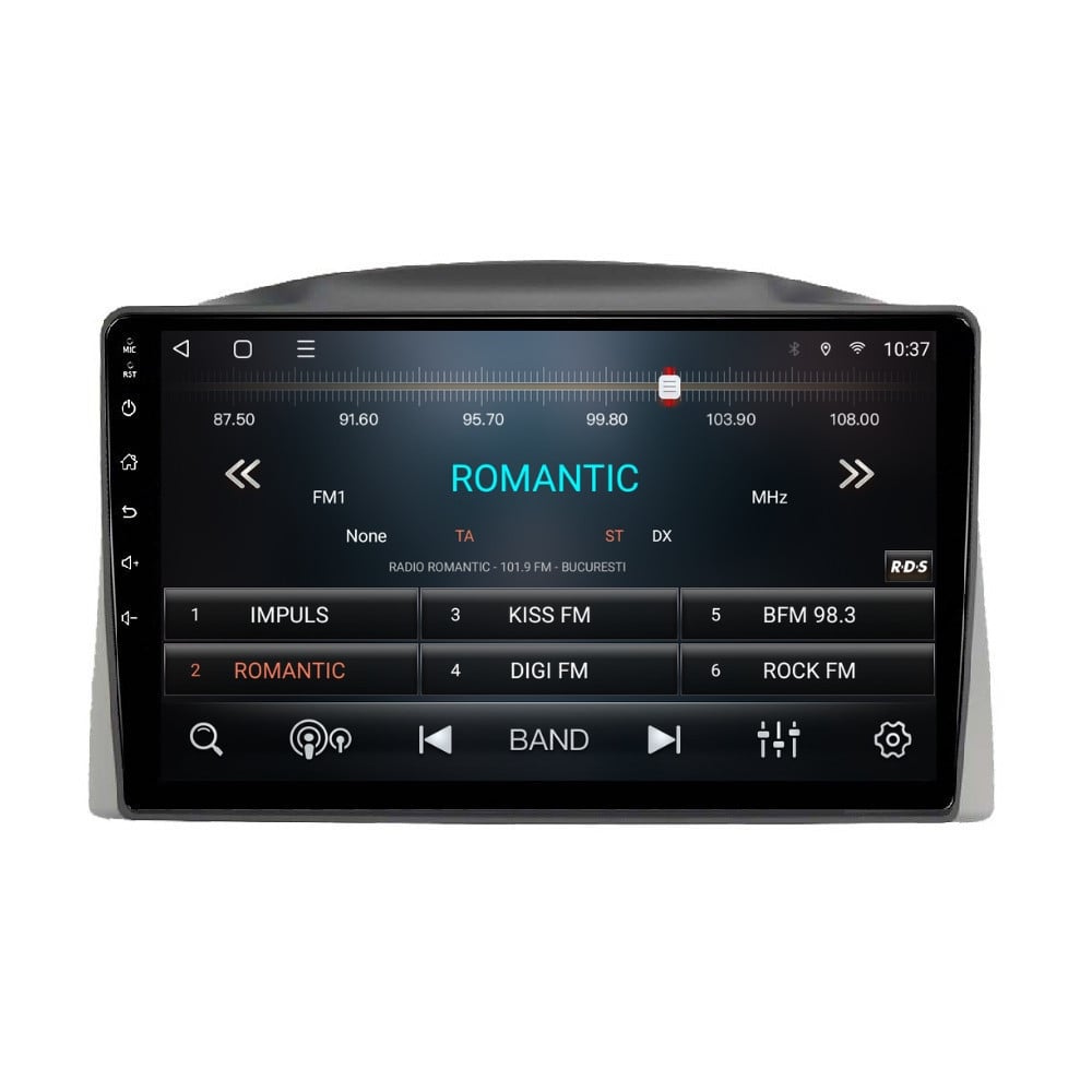 Navigatie dedicata cu Android Jeep Grand Cherokee III 2004 - 2007 cu navigatie originala, 2GB RAM, Radio GPS Dual Zone, Display HD QLED 10