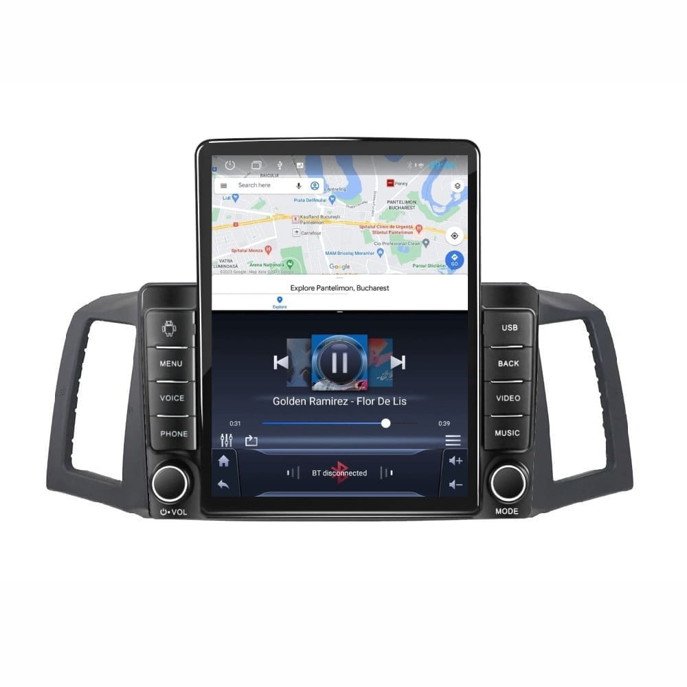 Navigatie dedicata cu Android Jeep Grand Cherokee III 2004 - 2007 fara navigatie originala, 2GB RAM, Radio GPS Dual Zone, Touchscreen IPS 9.7